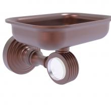 Allied Brass PG-32G-CA - Pacific Grove Collection Wall Mounted Soap Dish Holder with Groovy Accents
