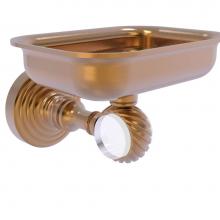 Allied Brass PG-32T-BBR - Pacific Grove Collection Wall Mounted Soap Dish Holder with Twisted Accents