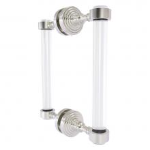 Allied Brass PG-406-8BB-SN - Pacific Grove Collection 8 Inch Back to Back Shower Door Pull - Satin Nickel
