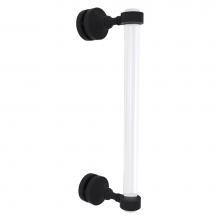 Allied Brass PG-407-12SM-BKM - Pacific Grove Collection 12 Inch Single Side Shower Door Pull - Matte Black