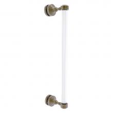 Allied Brass PG-407-18SM-ABR - Pacific Grove Collection 18 Inch Single Side Shower Door Pull - Antique Brass