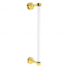 Allied Brass PG-407-18SM-PB - Pacific Grove Collection 18 Inch Single Side Shower Door Pull - Polished Brass
