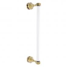 Allied Brass PG-407D-18SM-UNL - Pacific Grove Collection 18 Inch Single Side Shower Door Pull with Dotted Accents - Unlacquered Br