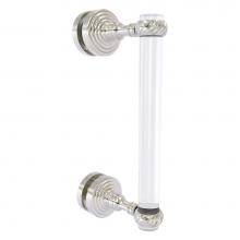 Allied Brass PG-407T-8SM-SN - Pacific Grove Collection 8 Inch Single Side Shower Door Pull with Twisted Accents - Satin Nickel