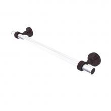 Allied Brass PG-41G-18-ABZ - Pacific Grove Collection 18 Inch Towel Bar with Groovy Accents