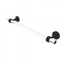 Allied Brass PG-41G-18-ORB - Pacific Grove Collection 18 Inch Towel Bar with Groovy Accents