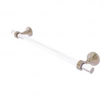 Allied Brass PG-41G-30-PEW - Pacific Grove Collection 30 Inch Towel Bar with Groovy Accents