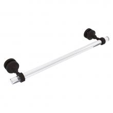 Allied Brass PG-41G-SM-18-ORB - Pacific Grove Collection 18 Inch Shower Door Towel Bar with Grooved Accents - Oil Rubbed Bronze
