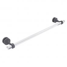 Allied Brass PG-41-SM-24-GYM - Pacific Grove Collection 24 Inch Shower Door Towel Bar - Matte Gray