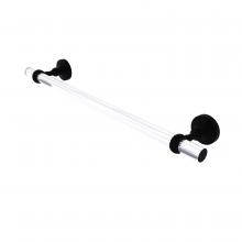 Allied Brass PG-41T-36-BKM - Pacific Grove Collection 36 Inch Towel Bar with Twisted Accents