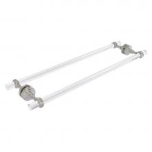Allied Brass PG-41T-BB-24-SN - Pacific Grove Collection 24 Inch Back to Back Shower Door Towel Bar with Twisted Accents - Satin N