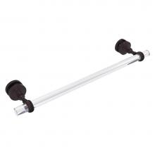 Allied Brass PG-41T-SM-18-ABZ - Pacific Grove Collection 18 Inch Shower Door Towel Bar with Twisted Accents - Antique Bronze