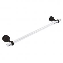 Allied Brass PG-41T-SM-24-ORB - Pacific Grove Collection 24 Inch Shower Door Towel Bar with Twisted Accents - Oil Rubbed Bronze