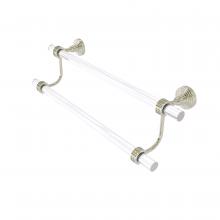 Allied Brass PG-72D-30-PNI - Pacific Grove Collection 30 Inch Double Towel Bar with Dotted Accents