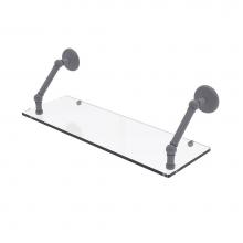 Allied Brass PMC-1-24-GYM - Prestige Monte Carlo Collection 24 Inch Floating Glass Shelf