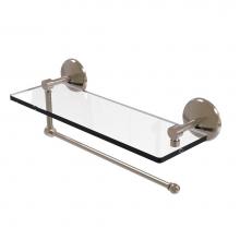 Allied Brass PMC-1PT/16-PEW - Prestige Monte Carlo Collection Paper Towel Holder with 16 Inch Glass Shelf