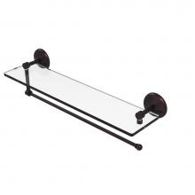 Allied Brass PMC-1PT/22-ABZ - Prestige Monte Carlo Collection Paper Towel Holder with 22 Inch Glass Shelf