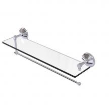 Allied Brass PMC-1PT/22-PC - Prestige Monte Carlo Collection Paper Towel Holder with 22 Inch Glass Shelf