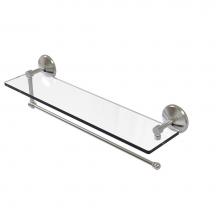 Allied Brass PMC-1PT/22-SN - Prestige Monte Carlo Collection Paper Towel Holder with 22 Inch Glass Shelf