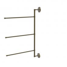 Allied Brass PMC-27/3/16/28-ABR - Prestige Monte Carlo Collection 3 Swing Arm Vertical 28 Inch Towel Bar