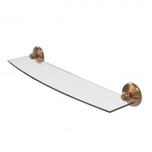 Allied Brass PMC-33/24-BBR - Prestige Monte Carlo Collection 24 Inch Glass Shelf