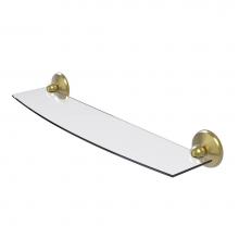 Allied Brass PMC-33/24-SBR - Prestige Monte Carlo Collection 24 Inch Glass Shelf