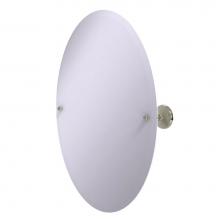 Allied Brass PMC-91-PNI - Frameless Oval Tilt Mirror with Beveled Edge