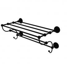 Allied Brass PMC-HTL/24-5-BKM - Prestige Monte Carlo Collection 24 Inch Train Rack Towel Shelf