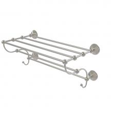 Allied Brass PMC-HTL/36-5-SN - Prestige Monte Carlo Collection 36 Inch Train Rack Towel Shelf