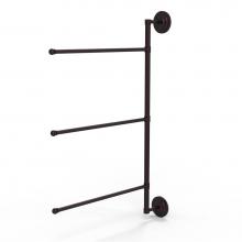Allied Brass PQN-27/3/16/28-ABZ - Prestige Que New Collection 3 Swing Arm Vertical 28 Inch Towel Bar