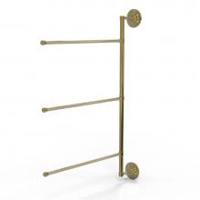 Allied Brass PQN-27/3/16/28-UNL - Prestige Que New Collection 3 Swing Arm Vertical 28 Inch Towel Bar
