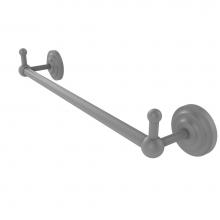 Allied Brass PQN-41-30-PEG-GYM - Prestige Que New Collection 30 Inch Towel Bar with Integrated Hooks