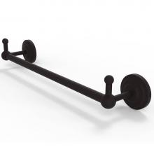 Allied Brass PQN-41-30-PEG-ORB - Prestige Que New Collection 30 Inch Towel Bar with Integrated Hooks