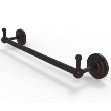 Allied Brass PQN-41-30-PEG-VB - Prestige Que New Collection 30 Inch Towel Bar with Integrated Hooks
