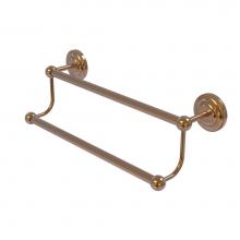 Allied Brass PQN-72/24-BBR - Prestige Que New Collection 24 Inch Double Towel Bar