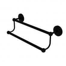 Allied Brass PQN-72/24-BKM - Prestige Que New Collection 24 Inch Double Towel Bar