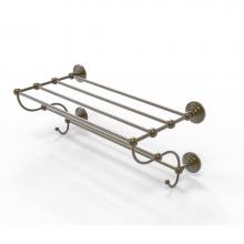 Allied Brass PQN-HTL/24-5-ABR - Prestige Que New Collection 24 Inch Train Rack Towel Shelf