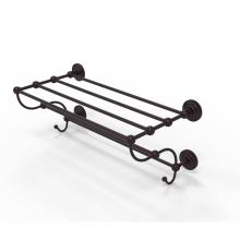Allied Brass PQN-HTL/36-5-ABZ - Prestige Que New Collection 36 Inch Train Rack Towel Shelf