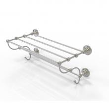 Allied Brass PQN-HTL/36-5-SN - Prestige Que New Collection 36 Inch Train Rack Towel Shelf