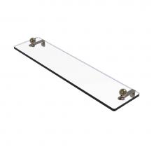 Allied Brass PR-1/16-ABR - 16 Inch Glass Vanity Shelf with Beveled Edges