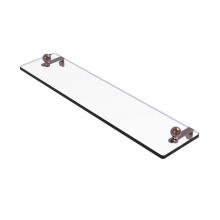 Allied Brass PR-1/16-CA - 16 Inch Glass Vanity Shelf with Beveled Edges
