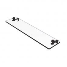 Allied Brass PR-1/22-ORB - 22 Inch Glass Vanity Shelf with Beveled Edges