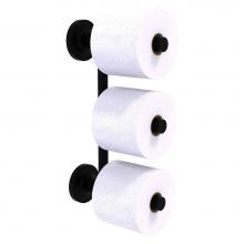 Allied Brass PR-24-3-BKM - Prestige Regal Collection 3 Roll Reserve Roll Toilet Paper Holder - Matte Black