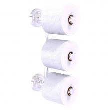 Allied Brass PR-24-3-SCH - Prestige Regal Collection 3 Roll Reserve Roll Toilet Paper Holder - Satin Chrome