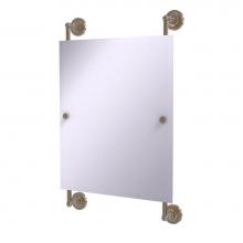 Allied Brass PR-27-92-PEW - Prestige Regal Collection Rectangular Frameless Rail Mounted Mirror