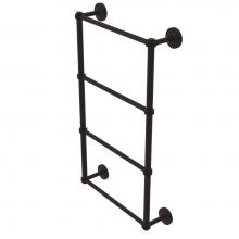 Allied Brass PR-28D-30-ORB - Prestige Regal Collection 4 Tier 30 Inch Ladder Towel Bar with Dotted Detail