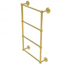 Allied Brass PR-28D-30-PB - Prestige Regal Collection 4 Tier 30 Inch Ladder Towel Bar with Dotted Detail
