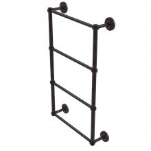 Allied Brass PR-28G-36-VB - Prestige Regal Collection 4 Tier 36 Inch Ladder Towel Bar with Groovy Detail