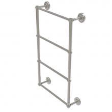 Allied Brass PR-28T-30-SN - Prestige Regal Collection 4 Tier 30 Inch Ladder Towel Bar with Twisted Detail