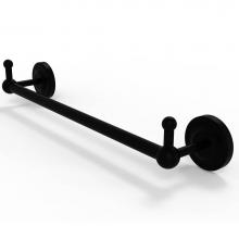 Allied Brass PR-41-30-PEG-BKM - Prestige Regal Collection 30 Inch Towel Bar with Integrated Hooks